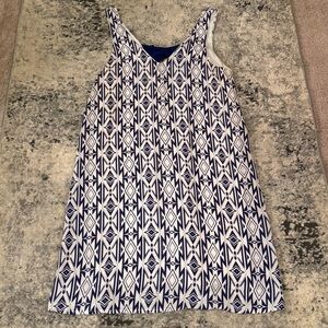Women’s Boutique Royal Blue & White Bow Dress: Size Small